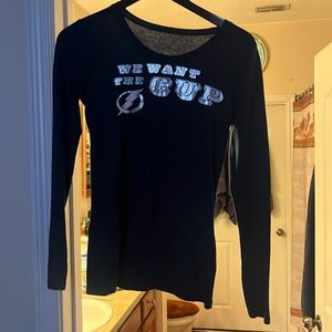 Tampa Bay Lightning Long sleeve tee shirt size medium